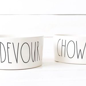 Rae Dunn Dog Bowls